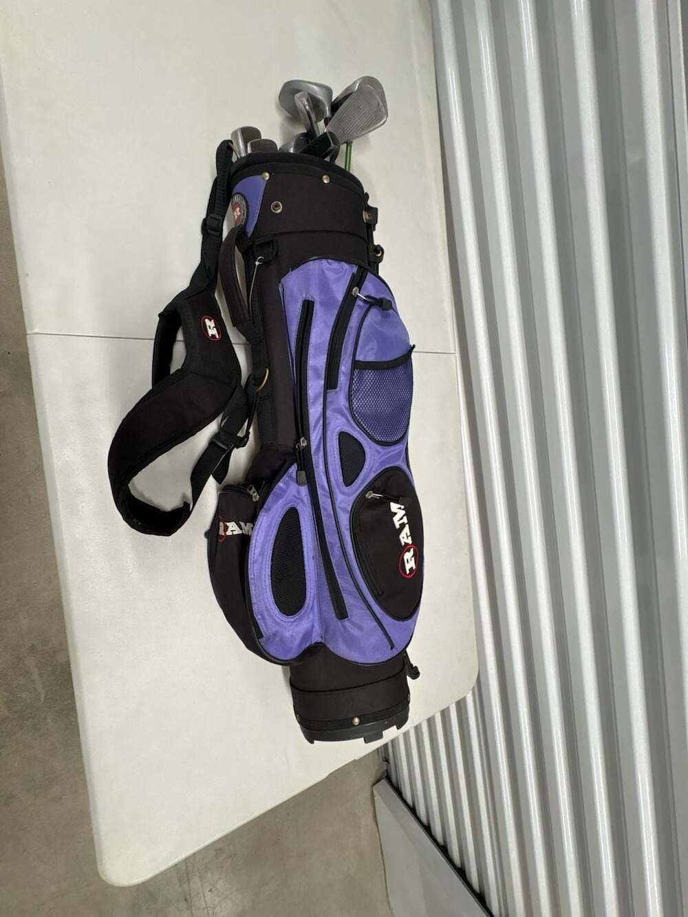 Ram Junior Youth Golf Club Set with Stand Bag (Purple/Black)